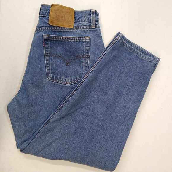 Levi 560 Y2K (Oct/2000) Women's 16 Reg M. Loose Fit Straight Leg Red Tag - Vinta - Picture 3 of 8